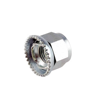 ECROU ROUE VELO RONDELLE SERTIE D 9.5X100 (A L'UNITE)