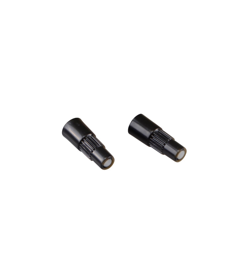 PROLONGATEUR/ADAPTATEUR DE VALVE SCHRADER OPTIMIZ 26MM PLASTIQUE NOIR (X2)