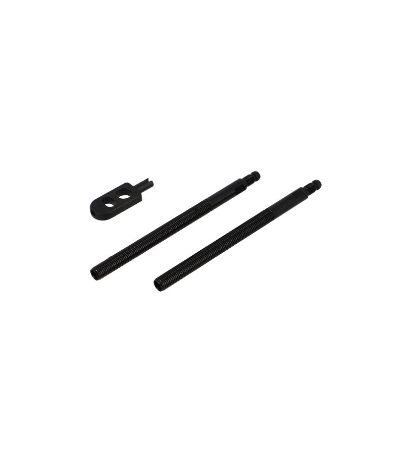 PROLONGATEUR DE VALVE VELOX ALU NOIR 80MM SEMI-FILETE (X2)