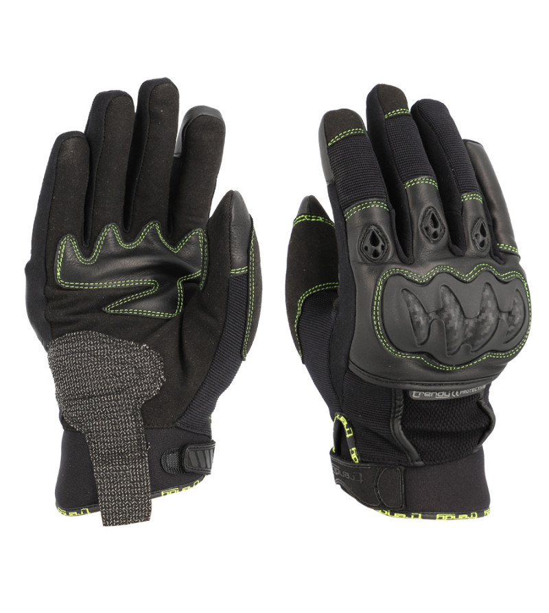 GANT TRENDY HIVER GT320 CYPRESS NOIR/JAUNE FLUO T 10 (PR) L -  COQUE CE EPI KP1