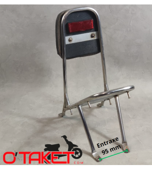 Porte-bagage/Dosseret passager ZNEN rétro roller