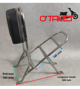 Porte-bagage/Dosseret passager ZNEN rétro roller Accueil sur le site du spécialiste des deux roues O-TAKET.COM