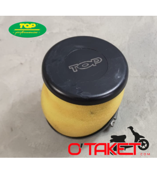 Filtre à air TOP PERFORANCES Ø49 jaune Accueil sur le site du spécialiste des deux roues O-TAKET.COM