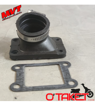 Pipe d'admission MVT Racing AM6 Minarelli (gros carburateur) sortie ronde Accueil sur le site du spécialiste des deux roues O...