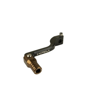 SELECTEUR VITESSE KRM ADAPT. DERBI SENDA ALU NOIR/MARRON BRONZE (REPLIABLE)