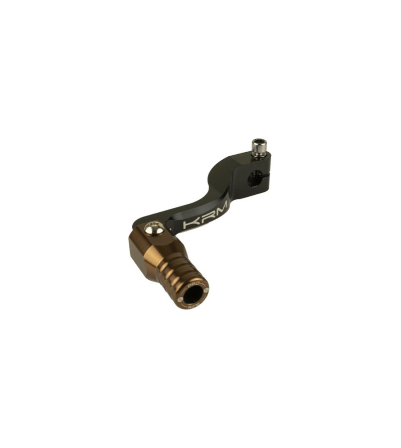 SELECTEUR VITESSE KRM ADAPT. AM6 ALU NOIR/MARRON BRONZE (REPLIABLE)