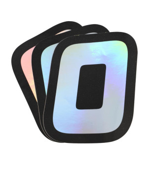 AUTOCOLLANT DOPPLER NUMERO 0 HOLOGRAPHIQUE 10X7.5CM (X3)