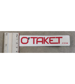 Autocollant O'TAKET.com (fond blanc)