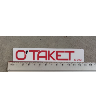 Autocollant O'TAKET.com (fond blanc) Accueil sur le site du spécialiste des deux roues O-TAKET.COM