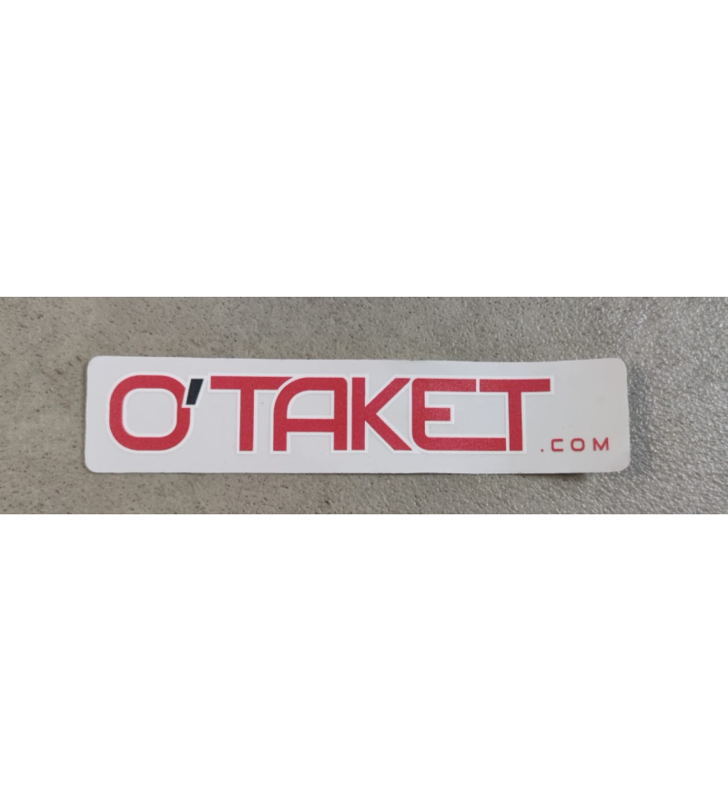 Autocollant O'TAKET.com (fond transparent) Accueil sur le site du spécialiste des deux roues O-TAKET.COM
