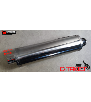 Silencieux d'échappement Inox SCORPION (SCDB-RS E4 2035 02/05) Accueil sur le site du spécialiste des deux roues O-TAKET.COM