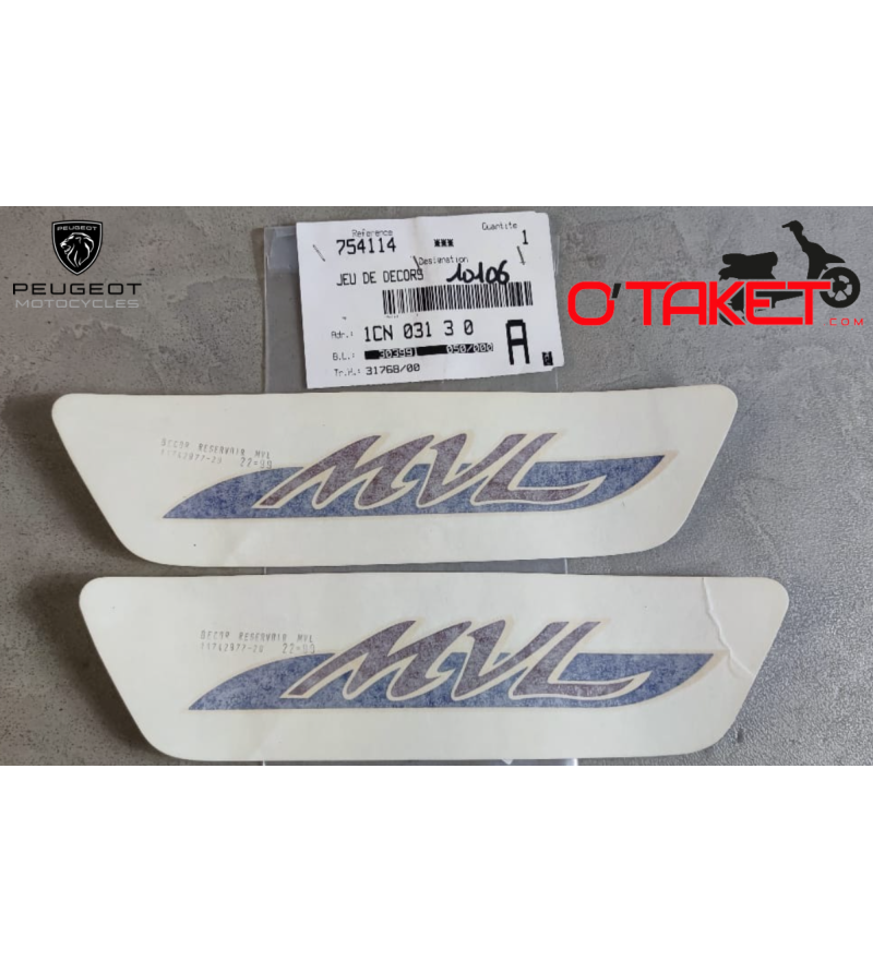 Autocollants/Stickers de réservoir 103 MVL origine PEUGEOT Accueil sur le site du spécialiste des deux roues O-TAKET.COM Autocollants/Stickers de réservoir 103 MVL origine PEUGEOT Accueil sur le site du spécialiste des deux roues O-TAKET.COM