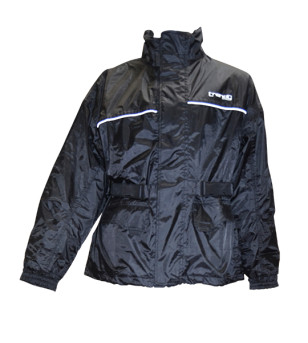 VESTE PLUIE TRENDY NOIR XL