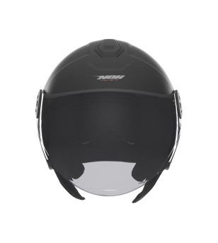 CASQUE JET DOUBLE ECRAN NOX N182 NOIR MAT T59-60 L - CE 22.06