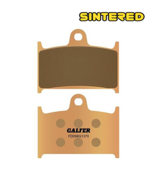 PLAQUETTE FREIN 128 GALFER FD099G1370 SUZUKI / TRIUMPH / YAMAHA (PR)