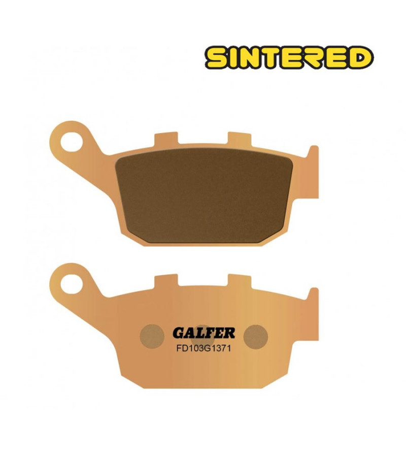 PLAQUETTE FREIN 130 GALFER FD103G1371 HONDA / TRIUMPH / VOGE YAMAHA /ZONTES (PR)