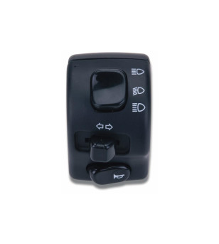 COMMODO / COMMUTATEUR GAUCHE DOMINOUNIVERSEL NOIR TYPE 5A