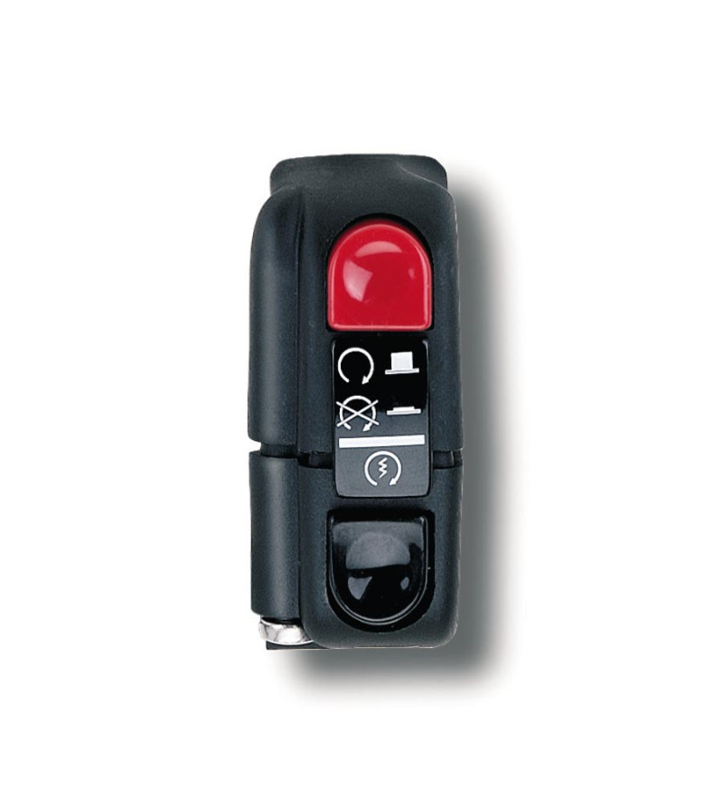 COMMODO / COMMUTATEUR DROIT DOMINOUNIVERSEL NOIR TYPE 9A