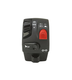 COMMODO / COMMUTATEUR GAUCHE DOMINOUNIVERSEL NOIR TYPE 9A