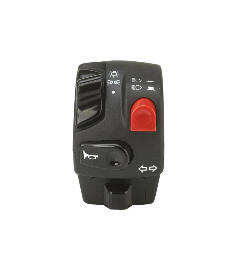 COMMODO / COMMUTATEUR GAUCHE DOMINOUNIVERSEL NOIR TYPE 9A
