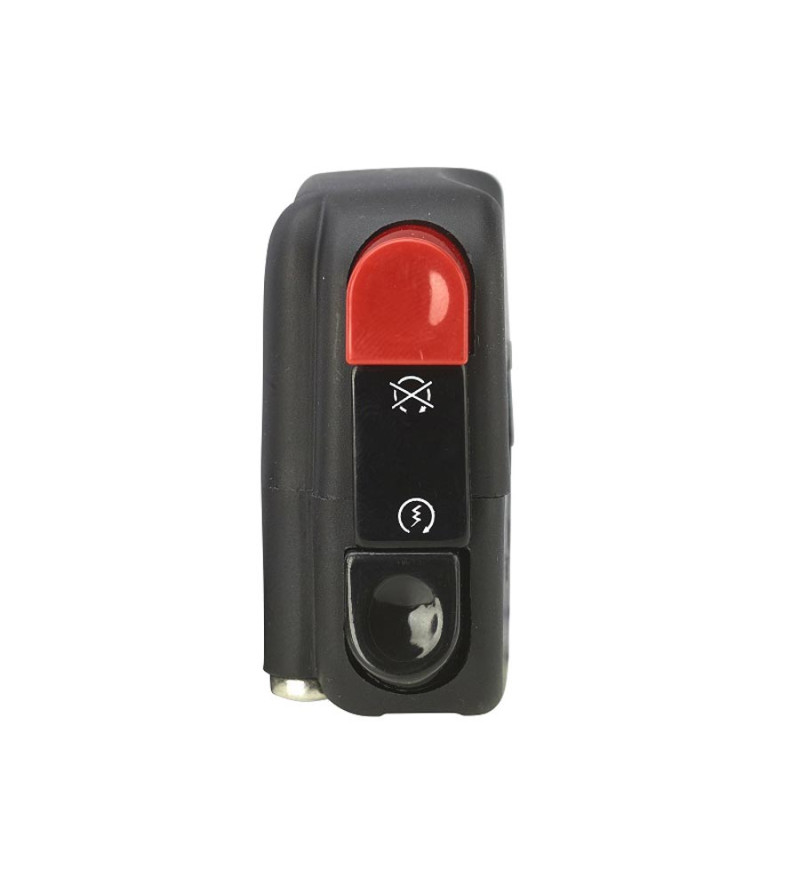 COMMODO / COMMUTATEUR DROIT DOMINOUNIVERSEL NOIR TYPE 9A