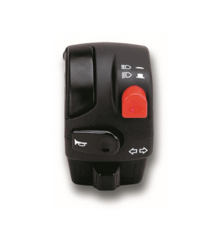 COMMODO / COMMUTATEUR GAUCHE DOMINOUNIVERSEL NOIR TYPE 9A