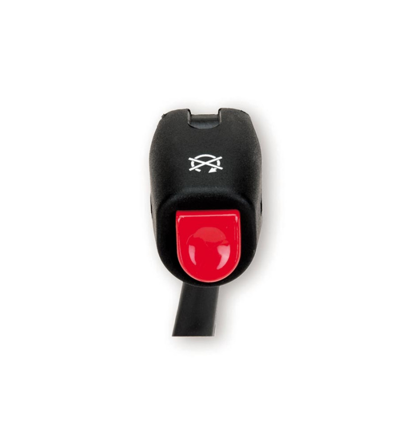COMMODO / COMMUTATEUR KILL SWITCH /COUPE CIRCUIT DOMINO UNIVERSEL NOIR
