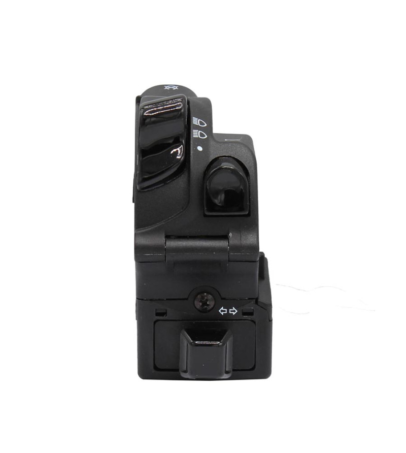 COMMODO / COMMUTATEUR GAUCHE DOMINOUNIVERSEL NOIR TYPE 8B