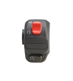 COMMODO / COMMUTATEUR DROIT DOMINOUNIVERSEL NOIR TYPE 8A
