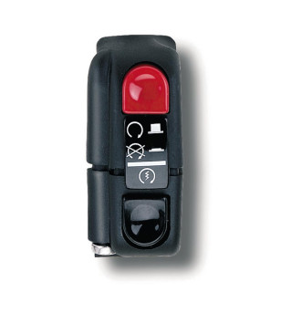 COMMODO / COMMUTATEUR DROIT DOMINOUNIVERSEL NOIR TYPE 9A