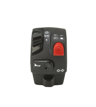COMMODO / COMMUTATEUR GAUCHE DOMINOUNIVERSEL NOIR TYPE 9A SANS CONNECTEUR