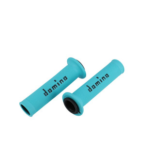 REVETEMENT / POIGNEE DOMINO A010 CYAN/BLACK (PR) 120MM