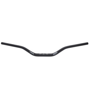 GUIDON DOMINO ALUMINIUM HSA PLI HAUT NOIR D28,5 (L827-H128)