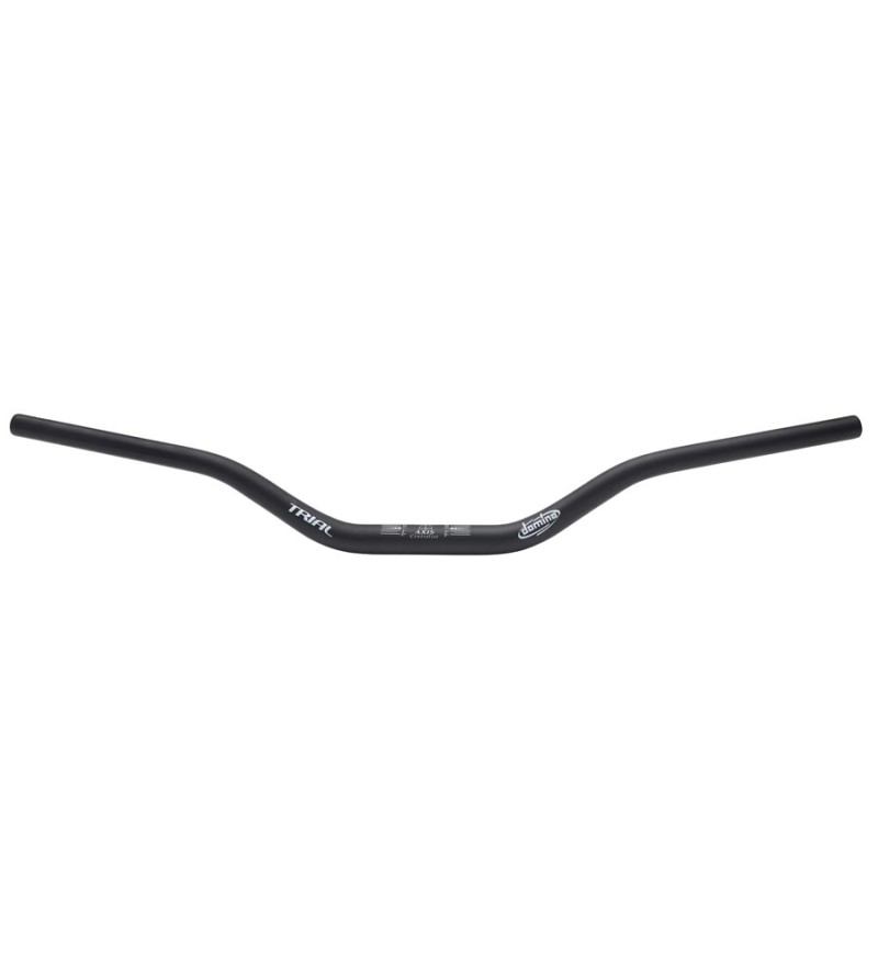 GUIDON DOMINO ALUMINIUM HSA PLI HAUT NOIR D28,5 (L827-H128)