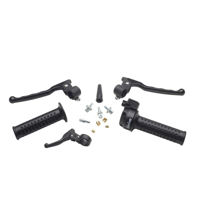 KIT LEVIER / POIGNEE / DECOMPRESSEUR / STARTER CYCLO DOMINO LEVIERS COMPACT