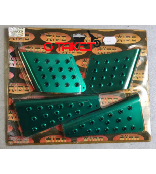 Grilles de marche pieds alu "AÏDO" Booster Rocket/Booster Next Génération/Bw's Spy/Bw's Next Génération adaptable MBK/YAMAHA ...