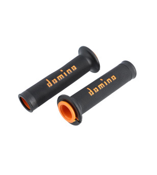REVETEMENT / POIGNEE DOMINO A010 NOIR/ORANGE (PR) 120MM