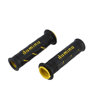 REVETEMENT / POIGNEE DOMINO A250 NOIR/JAUNE (PR) 120MM