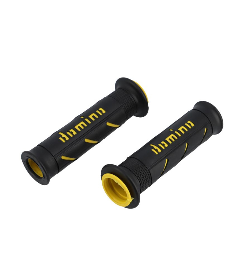REVETEMENT / POIGNEE DOMINO A250 NOIR/JAUNE (PR) 120MM