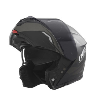 CASQUE MODULABLE NOX N968 ULTRA NOIR MAT/TITANIUM T59-60 L - CE 22.06