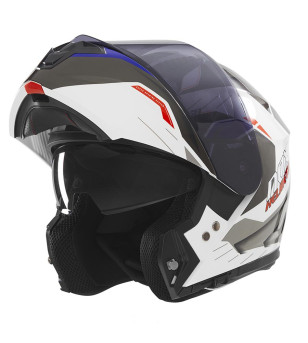 CASQUE MODULABLE NOX N968 ULTRA BLANC/BLEU/ROUGE T59-60 L - CE 22.06