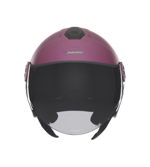 CASQUE JET DOUBLE ECRAN NOX N182 FUCHSIA T59-60 L - CE 22.06