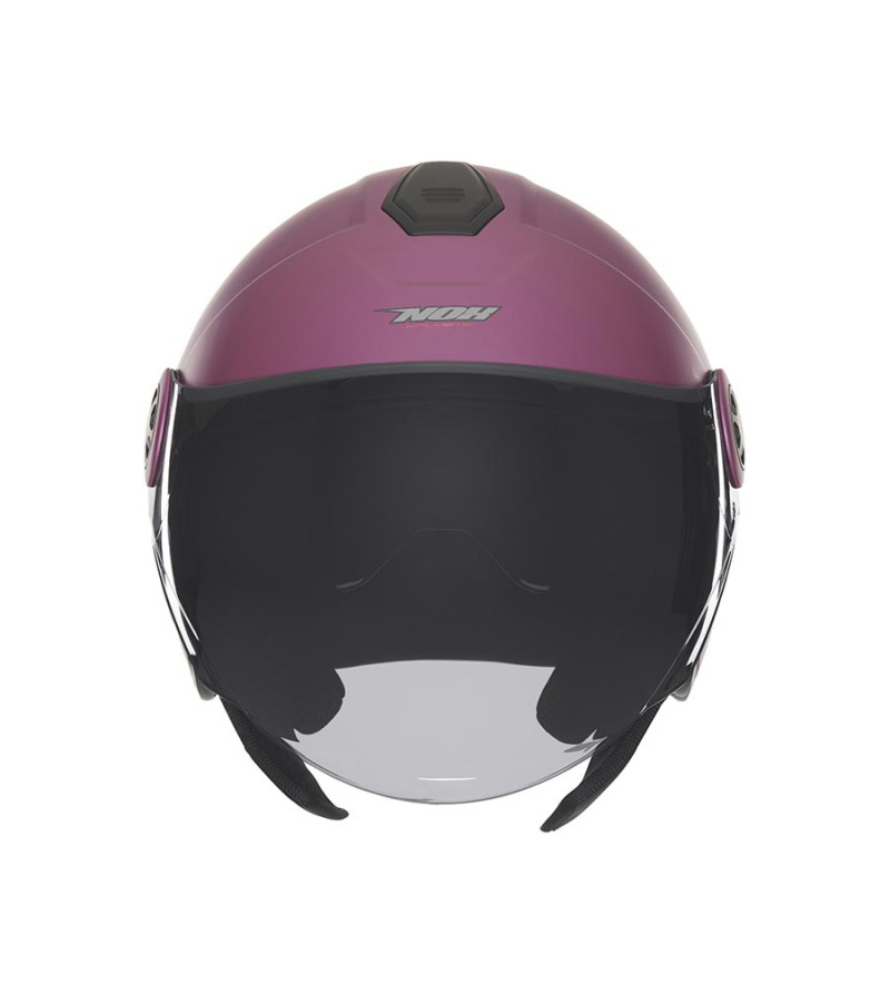 CASQUE JET DOUBLE ECRAN NOX N182 FUCHSIA T59-60 L - CE 22.06