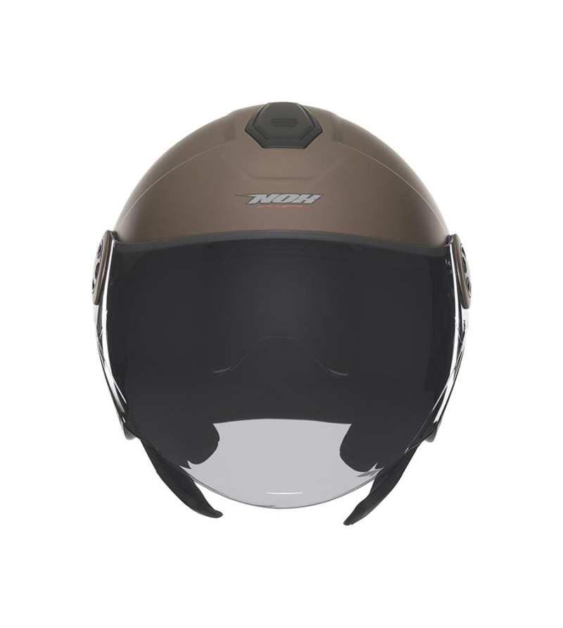 CASQUE JET DOUBLE ECRAN NOX N182 BRONZE T63-64 XXL - CE 22.06