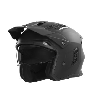 CASQUE JET TRIAL NOX N260 NOIR MATT57-58 M - CE 22.06