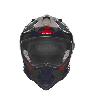 CASQUE CROSS DOUBLE ECRAN  NOX N312VAPOR BLEU/ROUGE T63-64 XXL - CE 22.06