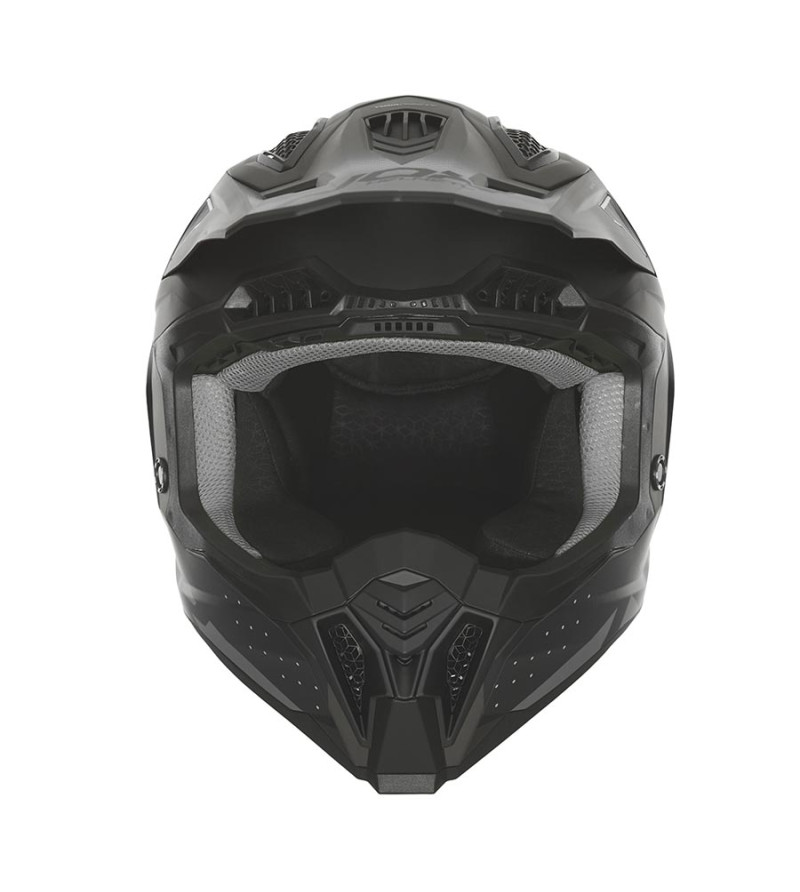 CASQUE CROSS NOX N634 GRADIANT NOIRMAT/ARGENT T59-60 L - CE 22.06