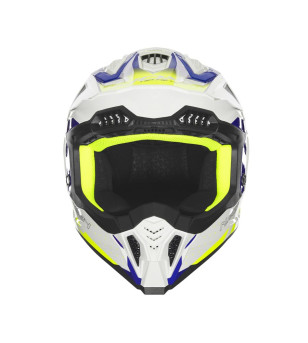 CASQUE CROSS NOX N634 GRADIANT BLANC/BLEU/JAUNE T61-62 XL - CE 22.06