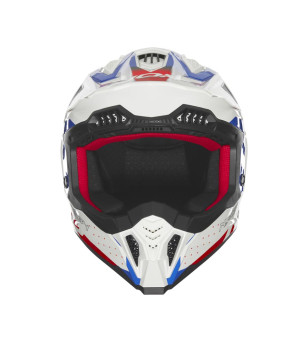 CASQUE CROSS NOX N634 GRADIANT BLANC/BLEU/ROUGE T59-60 L - CE 22.06