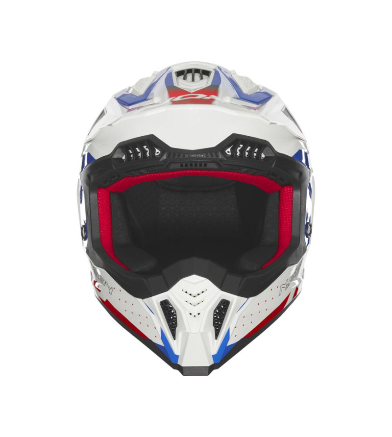 CASQUE CROSS NOX N634 GRADIANT BLANC/BLEU/ROUGE T59-60 L - CE 22.06